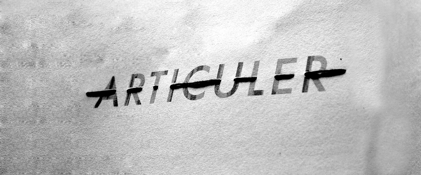 Articulers printed technique